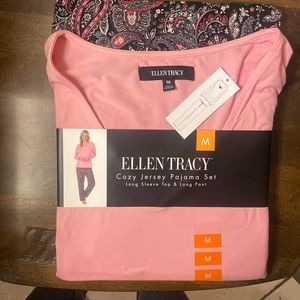 Ellen Tracy cozy Jersey pajama set